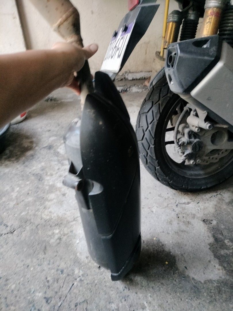 Motorcycle Exhaust Pipe for Yamaha NMAX (Category: Construction & Building Materials) located in Pasig City. Submitted by wenaquilay (Listing ID 1456949160, Image 2). Description: - Stock exhaust pipe for Yamaha NMAX/aerox - Removed from aerox - Muffler cover is black plastic - Still functional - Selling as is.