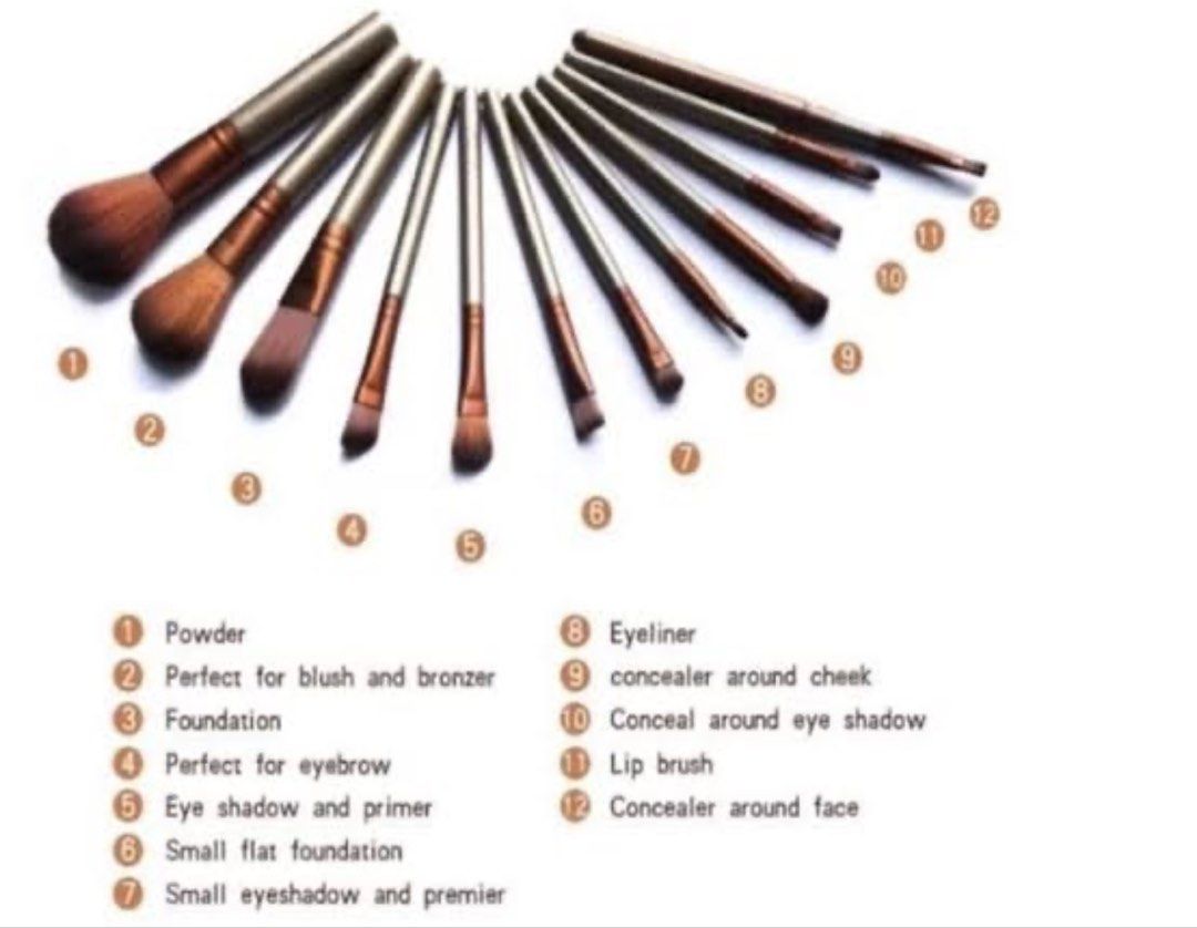 NAKED3 Makeup Brush Set with Tin Case (Category: Makeup) located in Angeles City. Submitted by migs_font29 (Listing ID 1456921716, Image 2). Description: - Set of 12 makeup brushes - Comes in a NAKED3 tin case - Ideal for everyday makeup application - Features elegant gold and rose gold handles - Includes brushes for: powder, blush, bronzer, foundation, eyebrows, eyeliner, and concealer.