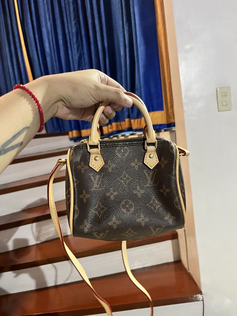 Nano Speedy Monogram Style Mini Bag (Category: Luxury Bags & Wallets) located in Caloocan City. Submitted by val_hendrix (Listing ID 1456952334, Image 1). Description: -bought in Canada.