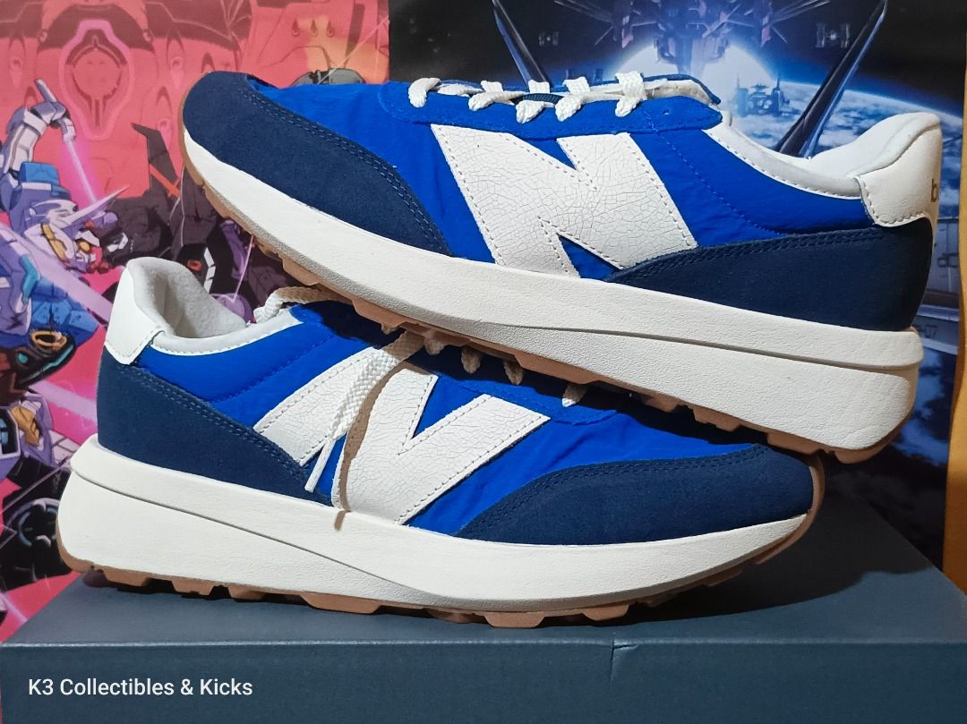 New Balance 370 U370VE "Blue Gemstone" (Category: Sneakers) located in Bacoor. Submitted by k3collectiblesandkicks (Listing ID 1456794533, Image 3). Description: New Balance 370 "Blue Gemstone" (U370VE) Original New Balance Shoes Brand New Condition No issue on both pairs Complete with original box and papers Size 9US M 100% Original/Authentic Money back guaranteed if proven fake Location: Bacoor, Cavite (Molino area) Price: ₱4000 Will provide up