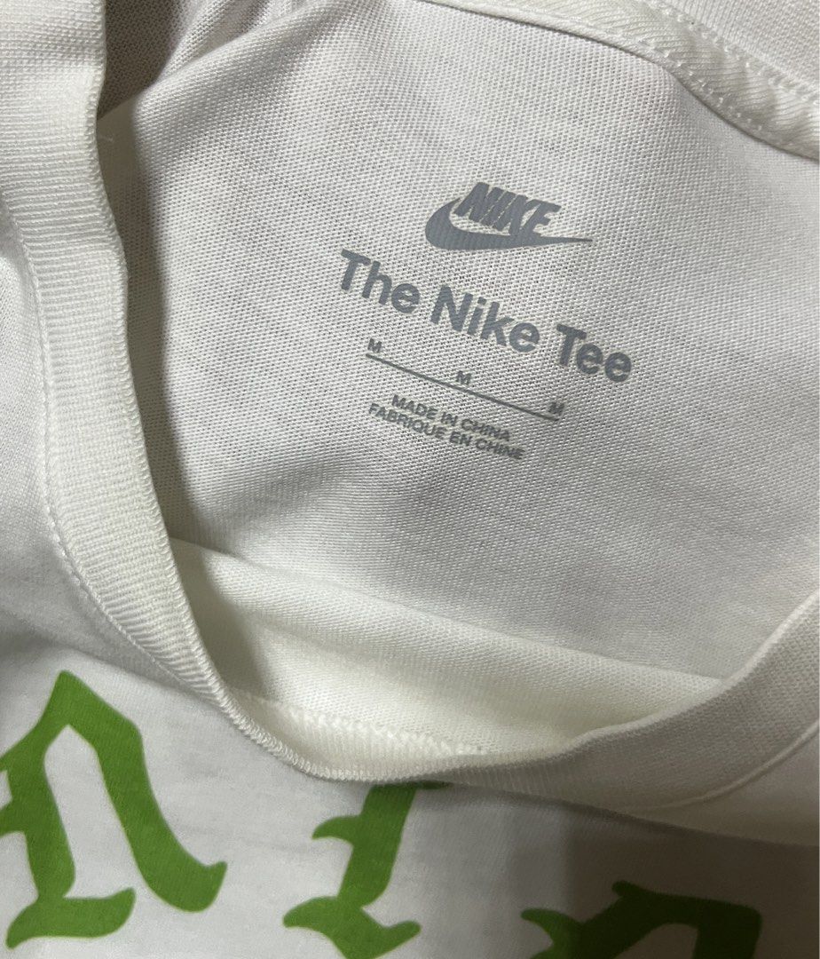 Nike DLSU Limited Customized Shirt (Category: Activewear) located in Claveria. Submitted by curatedthrift.26 (Listing ID 1456929589, Image 3). Description: Nike DLSU Customized Shirt Used Once only Limited Edition Customization Rfs: Masikip for me negotiable.