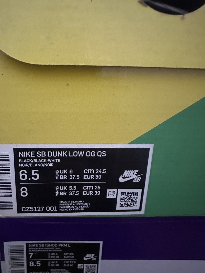 Nike SB Dunk Low Medicom Toy (2020) (Category: Sneakers) located in Manila. Submitted by got_loots (Listing ID 1456897935, Image 3). Description: WTS❗️❗️❗️ Authentic Nike SB Dunk Low Medicom Toy (2020) BNDS Size: 6.5US Mens ₱9,000 Only.