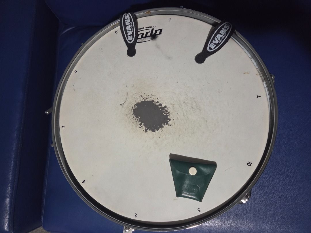 Nikkan Vintage Snare Drum (Category: Musical Instruments) located in Marikina City. Submitted by francomalaya (Listing ID 1456875439, Image 2). Description: Selling my 1960's pre-Nippon Gakki, pre-Yamaha, vintage Nikkan snare drum in oyster black pearl finish. Mint condition, needs cleaning but well kept in a snare bag. All-original parts including snare throw-off, snare-butt, snare wires, and tuning key. Snare bag not included. Drum heads shown 