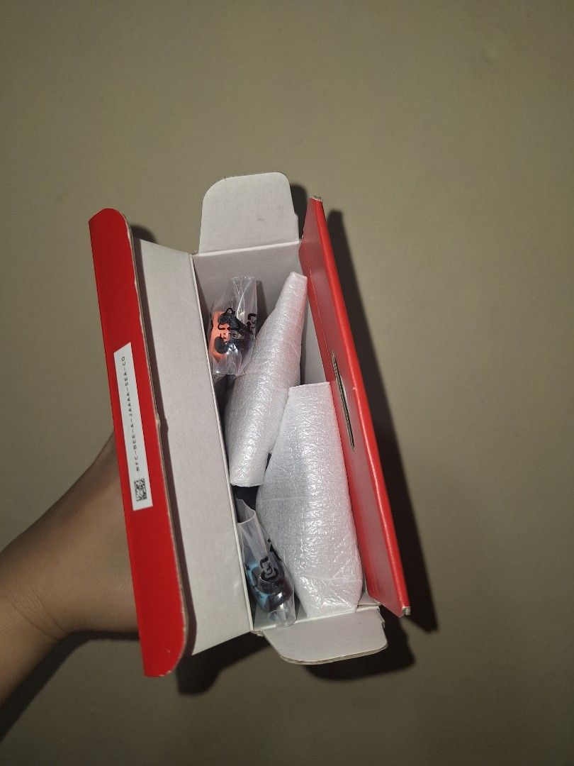Nintendo Switch Joy-Con 2 (L)/(R) Light Blue / Light Red (Category: Controllers) located in Manila. Submitted by jheveng (Listing ID 1455771861, Image 2). Description: - Genuine Nintendo Switch Joy-Con (L)/(R) controllers - Colors: Light Blue (Left) and Light Red (Right) - Includes original box and all accessories shown in photos - Ideal for multiplayer gaming sessions - Great as a replacement for lost or damaged controllers.
