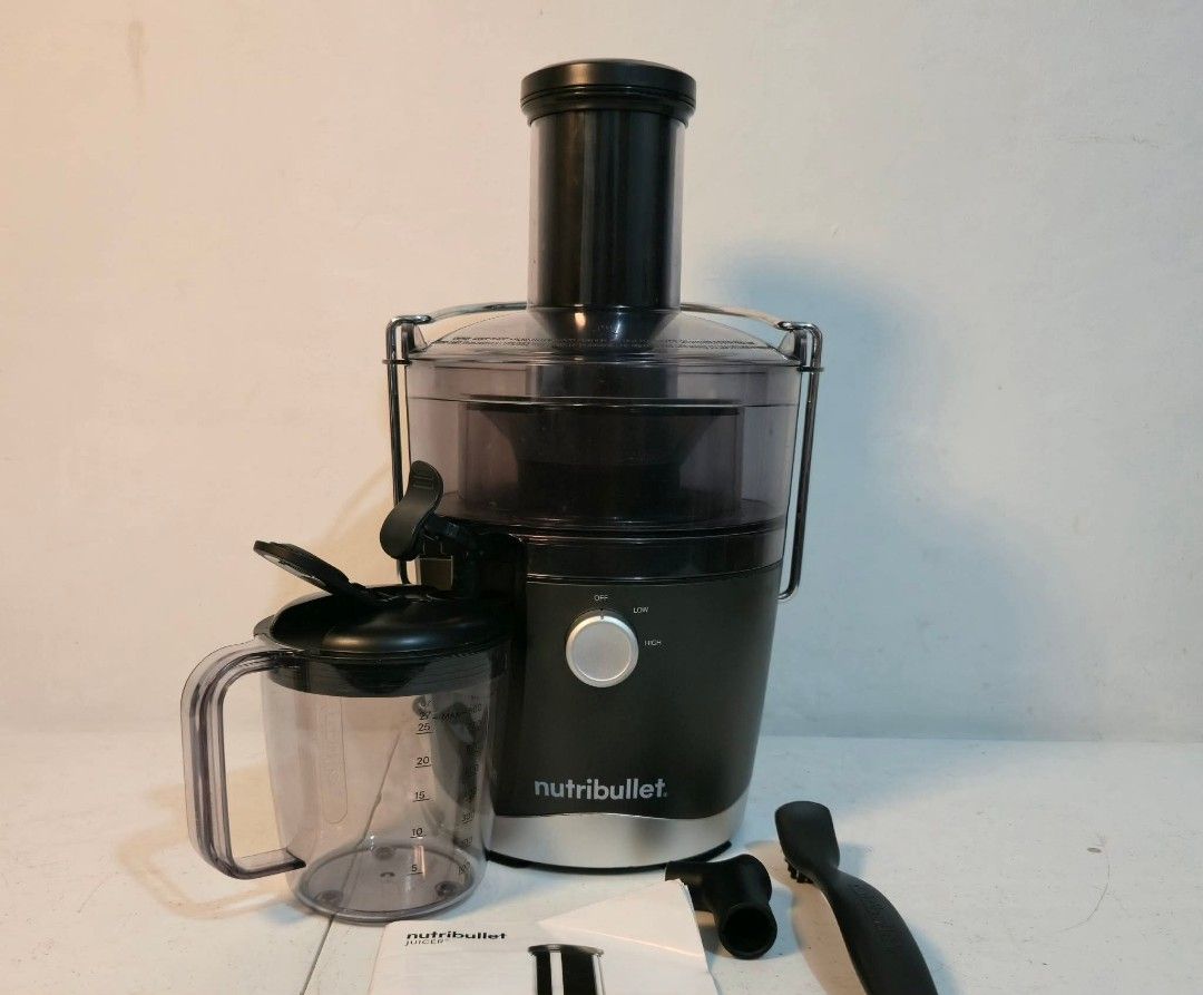 Nutribullet Juicer (Category: Juicers, Blenders & Grinders) located in Caloocan City. Submitted by souththrift_taytay (Listing ID 1456949168, Image 1). Description: Nutribullet Juicer Australian mall pull out Used as display unit No box Complete accesories Manual No issue 220V 6k.