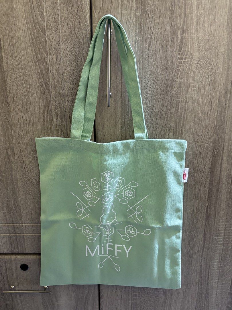 Official Miffy Green Tote Bag (Category: Tote Bags) located in Butuan. Submitted by tinjokxx (Listing ID 1456806177, Image 1). Description: WYSIWYG.