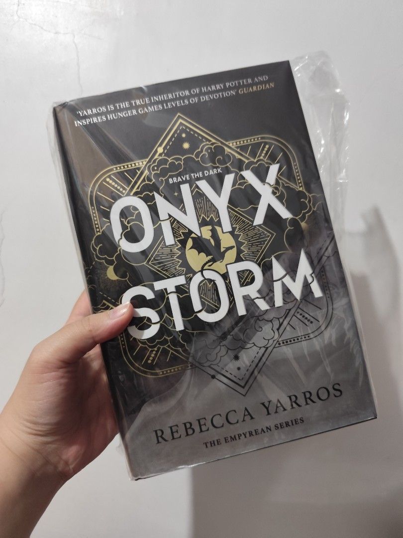 Onyx Storm (Regular HB Edition) (Category: Storybooks) located in Bulacan. Submitted by mikkaryne (Listing ID 1456842126, Image 1). Description: - Onyx Storm by Rebecca Yarros - Book 2 in The Empyrean Series - Highly recommended fantasy read.