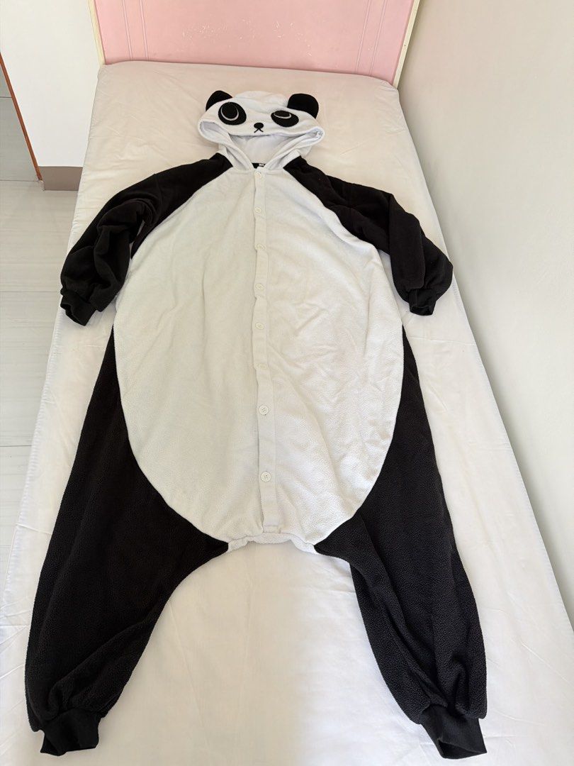 Overall Panda suit costume (Category: Coats, Jackets and Outerwear) located in Manila. Submitted by hellokittyjhoe (Listing ID 1456930577, Image 2). Description: For 5’1” to 5’3” height .