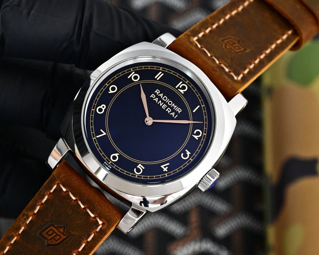 Panerai Radiomir Blue Dial Leather Strap Watch (Category: Men's Watches) located in Pateros City. Submitted by zealmoon74 (Listing ID 1456842432, Image 3). Description: .