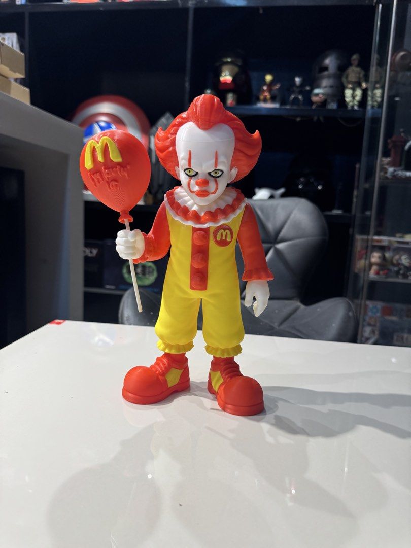 Pennywise x macdonald toy figure (Category: Figurines & Statues) located in Manila. Submitted by atoyzky (Listing ID 1456906831, Image 3). Description: .