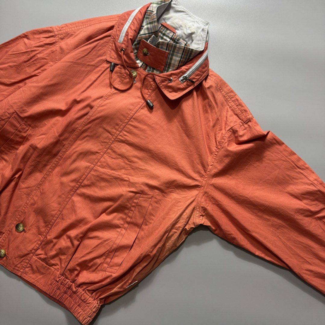 Playboy Sport Orange Bomber Jacket (Category: Coats, Jackets and Outerwear) located in Santa Cruz. Submitted by eightvilla (Listing ID 1456937899, Image 2). Description: Vintage Playboy Sports Boxy Jacket Sunfaded, sports jacket with a clean boxy fit. Width – 22 Length – 24 .