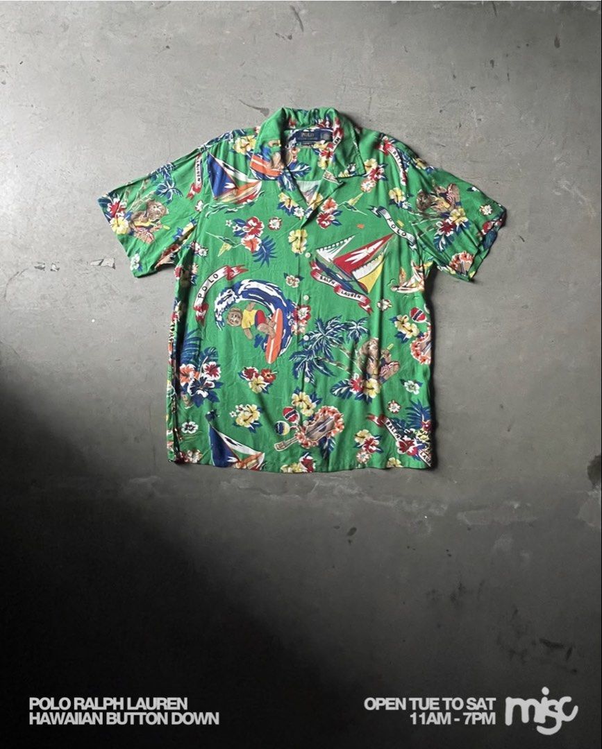 POLO RALPH LAUREN HAWAIIAN BUTTON DOWN (Category: Tshirts & Polo Shirts ) located in Angeles City. Submitted by misc.store_ (Listing ID 1456818796, Image 1). Description: .