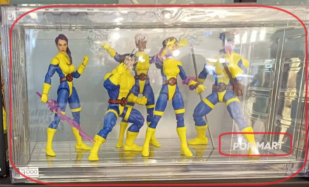 POP Mart Display Case Box (Category: Figurines & Statues) located in Manila. Submitted by theyellowsun (Listing ID 1456847943, Image 3). Description: This is the POP Mart Display Box Opened for inspection. Can be used for 6 inch figures like Marvel Legends. Too big for Mcfarlane figures unless you position them in a sitting position. 3rd picture used for reference. The display case is also stackable, meaning you can stack multiple display case on