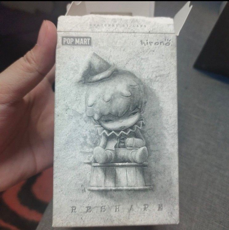 Pop Mart Hirono Reshape Blind Box Figure (Category: Designer & Blind Box Toys) located in Quezon City. Submitted by dncpreloved (Listing ID 1456821239, Image 3). Description: - Authentic Pop Mart Hironò Reshape blind box figure - Adorable mushroom-themed design - Comes with original box and collectible card - Highly detailed and unique art toy aesthetic - Ideal for collectors and fans of unique figures.