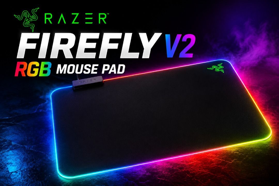 Razer Firefly V2 Hard Mouse Pad Chroma (Category: Mouse & Mousepads) located in Daraga. Submitted by kayvanmirabelph (Listing ID 1456866109, Image 2). Description: RAZER FIREFLY V2 RGB — GREAT CONDITION! 🟢🔥 Selling for only ₱1,100 + ₱200 shipping 🚚 ✨ RGB Chroma lighting Hard mouse pad surface smooth & fast Perfect for gaming & setup upgrades Great working condition - NO ISSUES 📌 Just normal/general wear and tear from use 📍 Location: Daraga, 