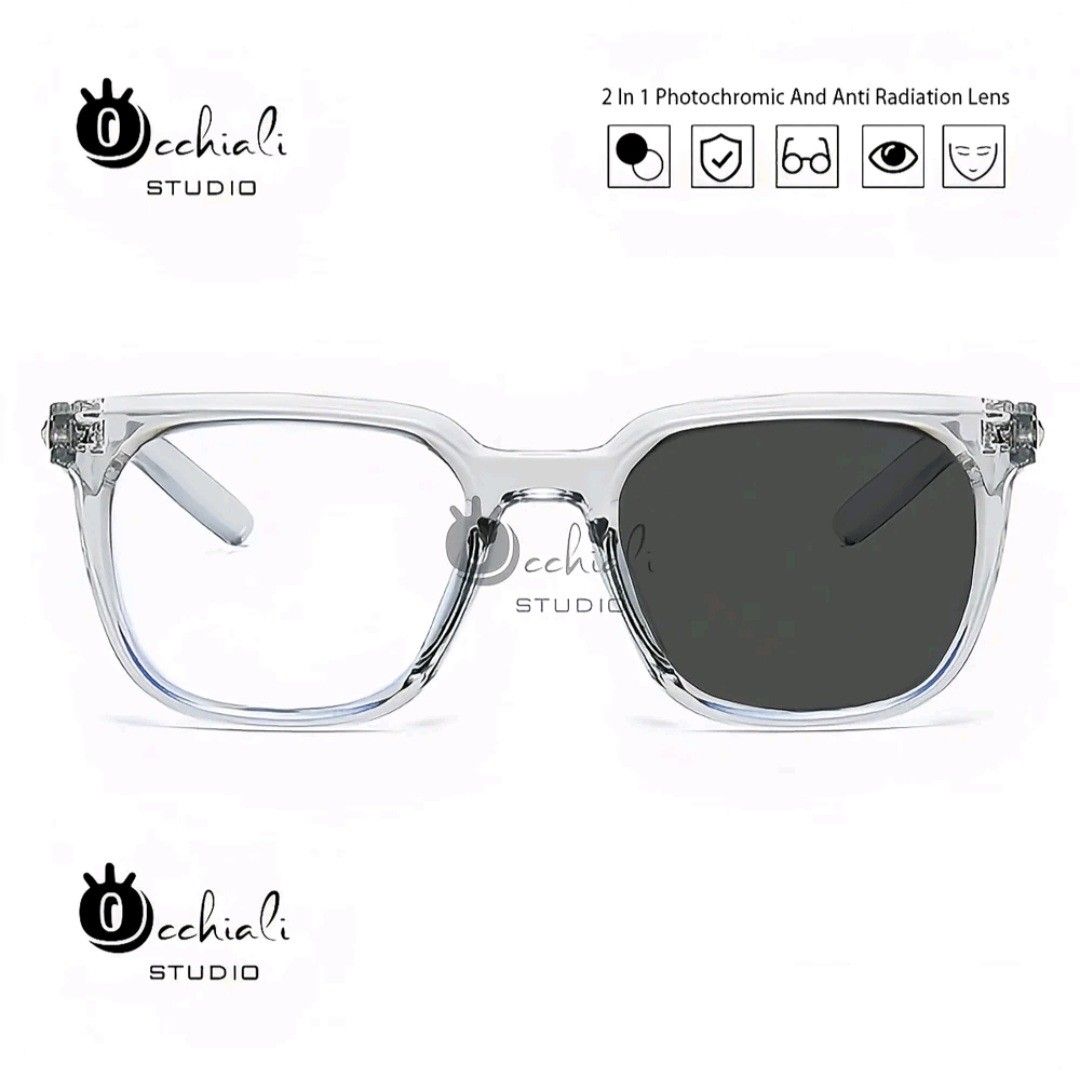 Rectangular Photochromic Glasses (Category: Sunglasses & Eyewear) located in Cavite. Submitted by alejm_ (Listing ID 1456259549, Image 3). Description: No issue. > photochromic. adapts to sunlight and outdoor brightness Comes with: pouch, microfiber cloth MOD: LBC only. SDD can be availed as long as I will be thecone to book.SF/DF to be shouldered by buyer MOP: Gcash.