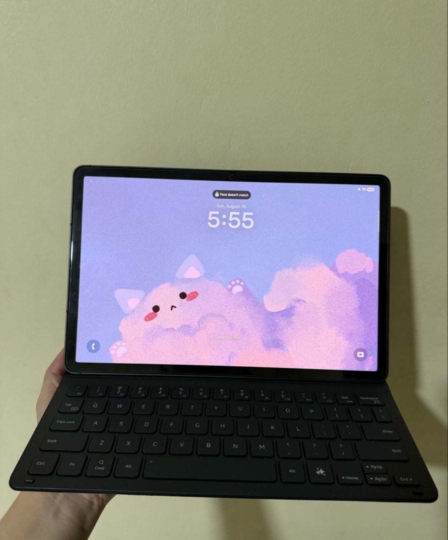 Samsung Galaxy Tab S9 with Keyboard Cover (Category: Android) located in Manila. Submitted by karen_0314 (Listing ID 1456885383, Image 1). Description: - Samsung Galaxy Tab S9 - Includes official keyboard cover - Great for work and school - Excellent battery life, lasts for hours - Ample storage space.