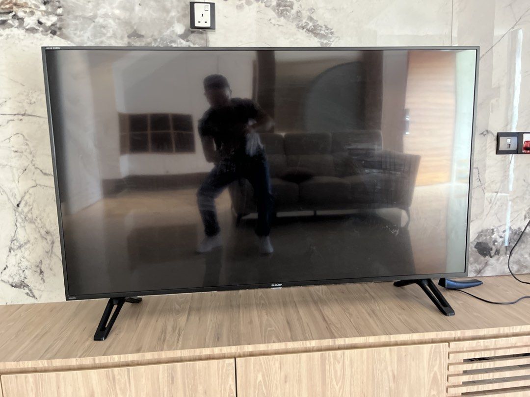 Sharp TV (Category: TV) located in Kuala Lumpur. Submitted by magellan98 (Listing ID 1456820090, Image 1). Description: - Sharp LED TV in good working condition. - Perfect size for living room or bedroom. - Stand included. - Selling due to upgrade to a larger television..