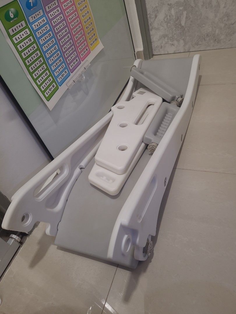 Slide (Category: Infant Playtime) located in Singapore. Submitted by pamshun (Listing ID 1456885175, Image 3). Description: have some markings as baby boy uses colour pencil and did some scribbles. otherwise, slides is functioning properly..