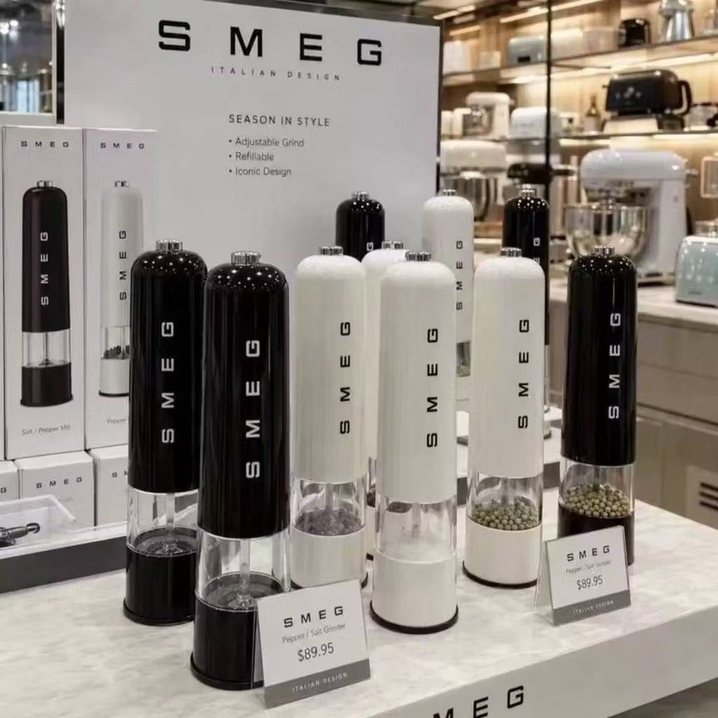 SMEG salt and Pepper dispenser (Category: Other Kitchenware & Tableware) located in Taguig. Submitted by mschelsea (Listing ID 1456784875, Image 1). Description: pre order. orig from SG Full payment required.