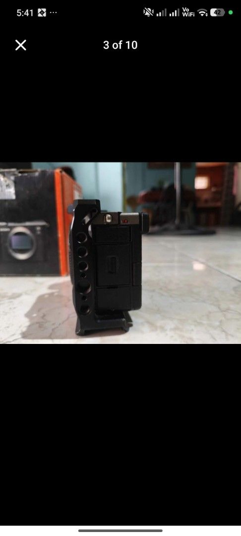 Sony Alpha a7C Mirrorless Camera with SmallRig Cage (Category: Cameras) located in Caloocan City. Submitted by ynigoyumol67529 (Listing ID 1456950650, Image 3). Description: **Sony A7C Body – Complete with Box & Accessories + Camera Cage** Selling my **Sony A7C** in excellent condition. The camera is well-maintained, fully functional, and produces outstanding photo and video quality. Perfect for photographers, content creators, and videographers 