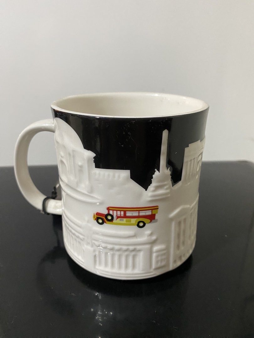 Starbucks Manila Relief Mug (Category: Coffee & Tea Tableware) located in Pasay City. Submitted by trendystash (Listing ID 1456921464, Image 3). Description: Brand new with tags and sku.