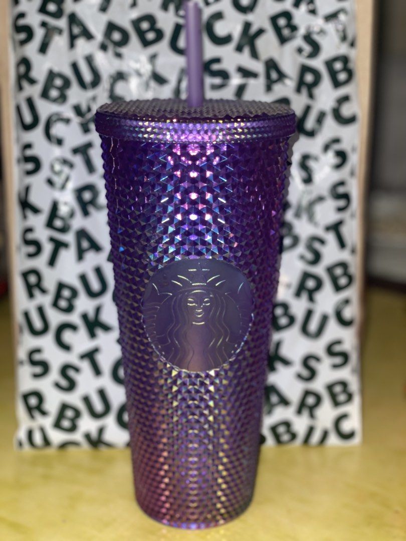 Starbucks Violet Glitters (Category: Water Bottles & Tumblers) located in Paranaque City. Submitted by jayisnottyfound (Listing ID 1456945196, Image 1). Description: (Brand new).