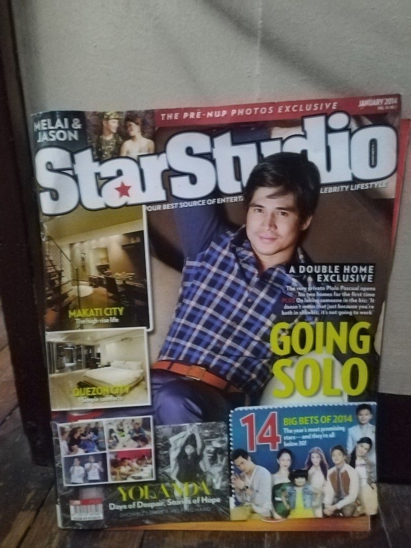 StarStudio & Yes Magazine for Sale!!! (Category: Magazines) located in Manila. Submitted by 444bar (Listing ID 1456798710, Image 2). Description: - Two StarStudio magazines for sale. - January 2014 issue: Features Piolo Pascual, Melai & Jason. - January 2017 issue: Features a Papa P. cover story. - Ideal for collectors and fans of Filipino celebrities. - Great for keeping up with celebrity lifestyles. Yes Magazine Sept 2012 for Sale! Fixed Price!