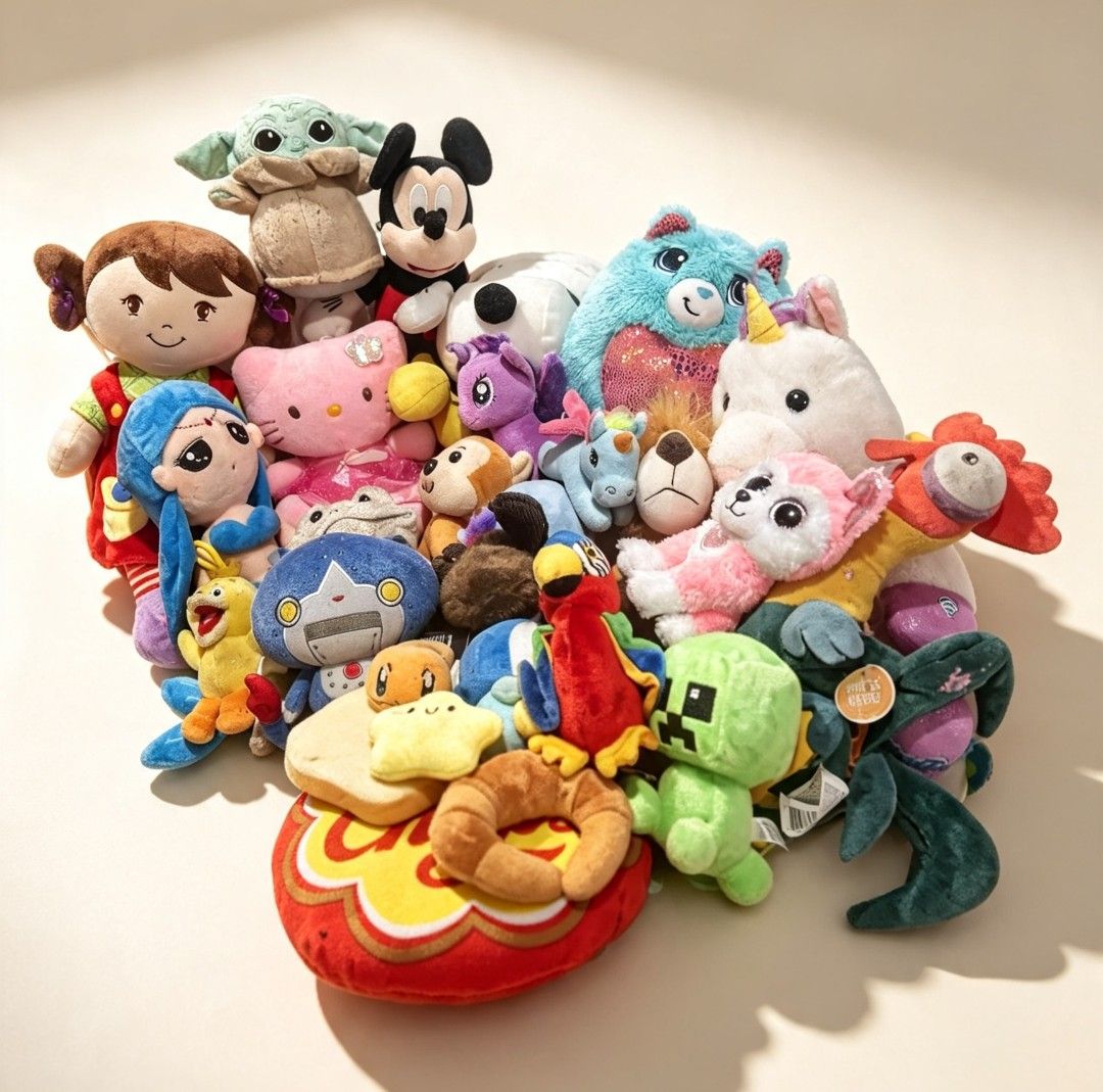 Stuffed Plush Toys Bundle (Category: Plushies & Soft Toys) located in Bulacan. Submitted by gjeen (Listing ID 1456804786, Image 1). Description: Take All (27 items) Selling As Is Some Needs Cleaning.