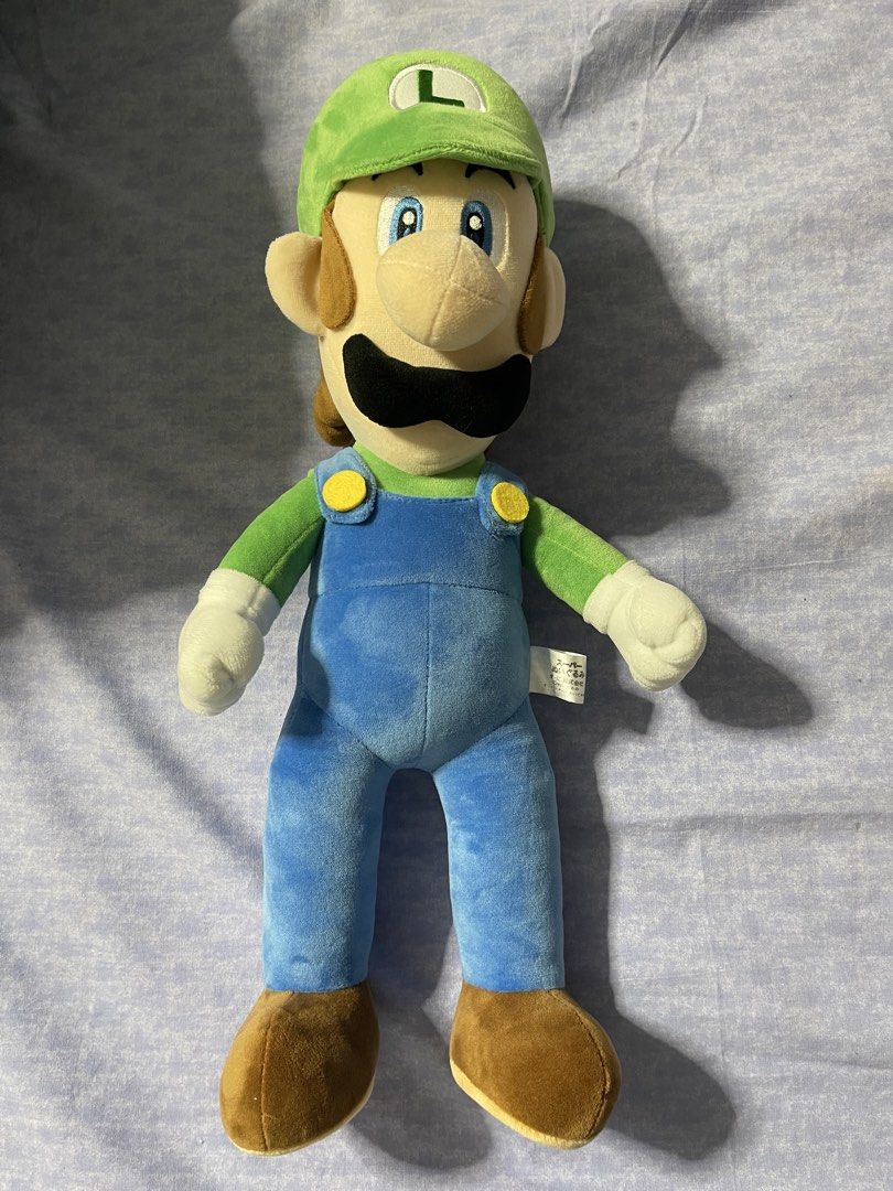 Super Mario & Luigi Plush Toys (Category: Plushies & Soft Toys) located in Quezon City. Submitted by declutterislifer (Listing ID 1456873802, Image 2). Description: Php 250 for Mario 23in Php 100 for Luigi 17-18in.