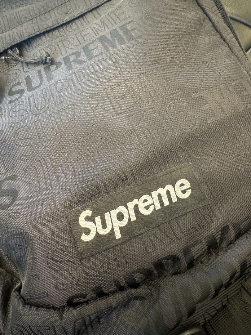 SUPREME SS19 BACKPACK CORDURA®️ (Category: Backpacks) located in Manila. Submitted by furugi24 (Listing ID 1456888940, Image 3). Description: AUTHENTIC/ LEGIT SUPREME SS19 BACKPACK CORDURA®️ Has laptop compartment Thick cordura material 10k (NEGOTIABLE) Brandnew Supreme, BAPE, kapita.