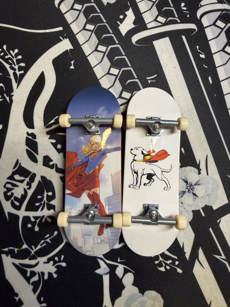 Tech Deck DC Superman Supergirl Krypto skateboard fingerboard set (Category: Action & Battle Toys) located in Marikina City. Submitted by axelscollectibles (Listing ID 1456909816, Image 1). Description: sold as set displayed only never played payment via gcash/bank transfer.