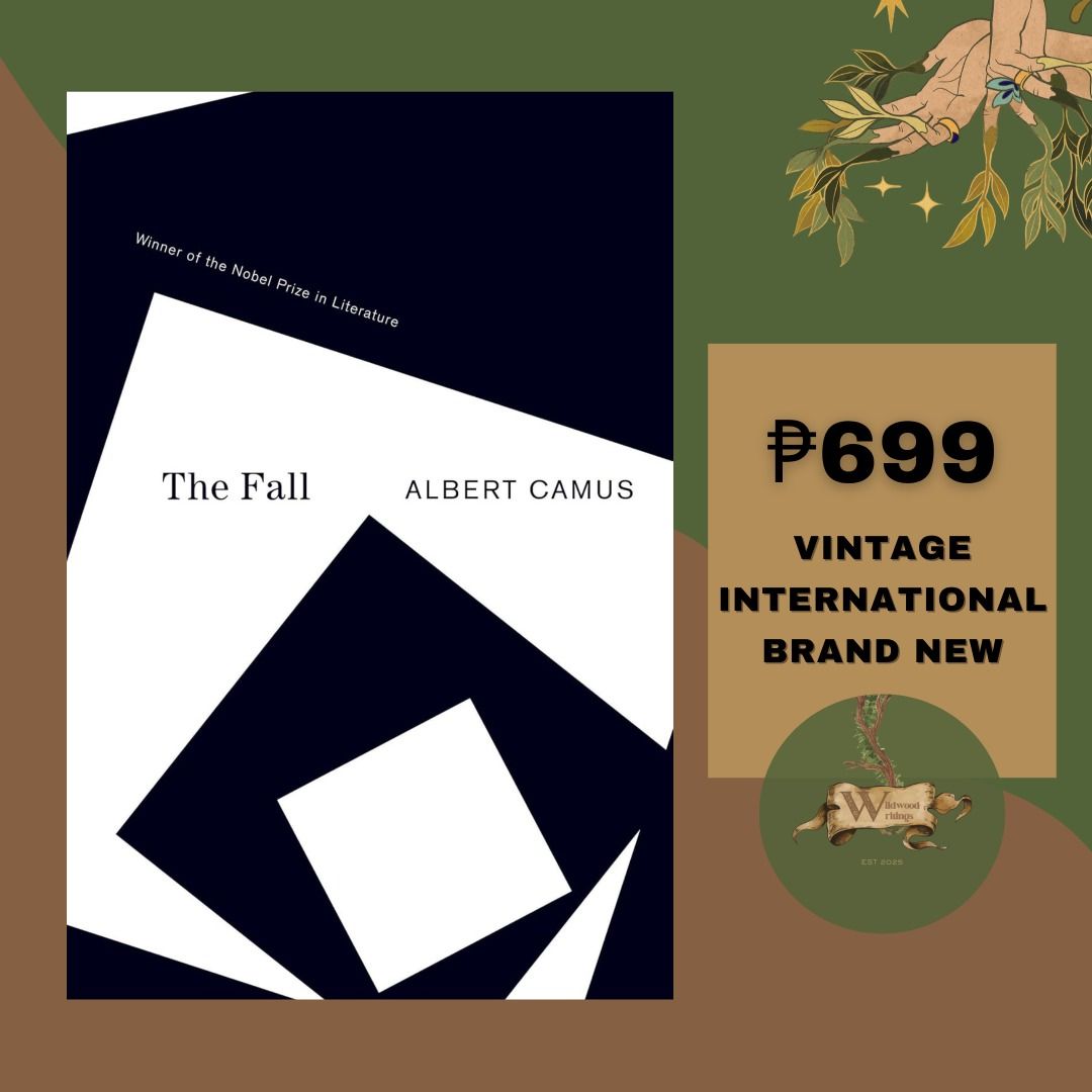 The Fall by Albert Camus (Category: Storybooks) located in Iloilo. Submitted by wildwoodwritings (Listing ID 1456813666, Image 1). Description: 𝐓𝐢𝐭𝐥𝐞𝐬 𝐚𝐫𝐞 𝐀𝐕𝐀𝐈𝐋𝐀𝐁𝐋𝐄 𝐮𝐧𝐥𝐞𝐬𝐬 𝐬𝐭𝐚𝐭𝐞𝐝 𝐨𝐭𝐡𝐞𝐫𝐰𝐢𝐬𝐞. 𝐏𝐥𝐞𝐚𝐬𝐞 𝐜𝐡𝐞𝐜𝐤 𝐭𝐡𝐞 𝐢𝐧𝐝𝐢𝐯𝐢𝐝𝐮𝐚𝐥 𝐩𝐡𝐨𝐭𝐨𝐬 𝐟𝐨𝐫 𝐦𝐨𝐫𝐞 𝐝𝐞𝐭𝐚𝐢𝐥𝐞𝐝 𝐢𝐧𝐟𝐨𝐫𝐦𝐚𝐭𝐢𝐨𝐧. FOLLOW US ⓕ: Wildwood Writings🍃 🅾: @wildwoodwritings 🍂.