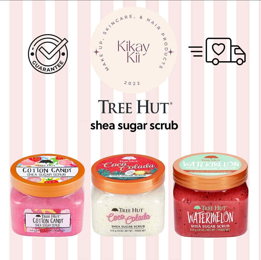 Tree Hut Shea Sugar Scrub - Various Scents (Category: Bath) located in Imus. Submitted by jeorgelind13720 (Listing ID 1456935649, Image 1). Description: Tree Hut Shea Sugar Scrubs (510g) guaranteed authentic Exfoliate & moisturize for soft, smooth skin. Available scents: Pink Hibiscus & Rose Tropic Glow.