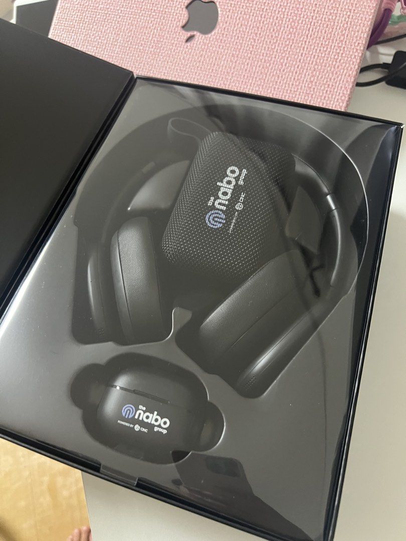 Triple Beats Audio Set (Category: Headphones & Headsets) located in Imus. Submitted by sayitaintso (Listing ID 1456916256, Image 3). Description: Brand New Triple Beats Audio set Bluetooth speaker (ip7 waterproof) Bluetooth headphones with anc Bluetooth earphones with anc Company event giveaway - with company branding Retails for $100 From the USA 🇺🇸 Excellent quality! 💯 Rfs: not using it - spare only..
