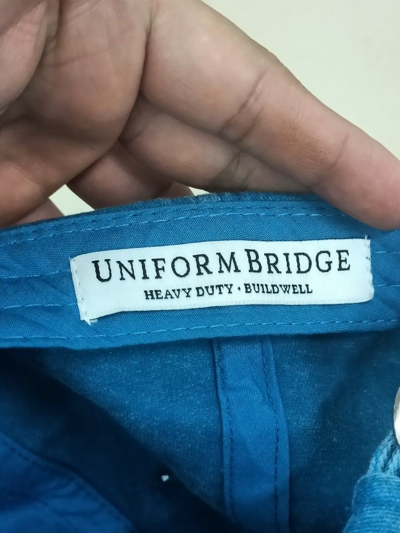 UNIFORM BRIDGE PIGMENT BALL CAP BLUE (Category: Caps & Hats) located in Bulacan. Submitted by ssirc (Listing ID 1456923009, Image 3). Description: UNIFORM BRIDGE ANCHOR PIGMENT BALL CAP BLUE 980+Sf ‼️ PAYMENT FIRST ‼️ GCASH ‼️ Has a small discoloration on the brim,not that noticeable ‼️.