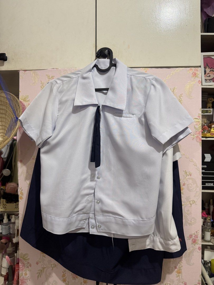 UST AB Type A Uniform (Category: Shirts) located in Pasig City. Submitted by klutter. (Listing ID 1456928656, Image 2). Description: - UST AB Type A blouse x 4 [250 each] - AB skirt x3 [250 each] - SOLD my measurements: bust: 36-38 waist: 27-28 rfs: graduated .