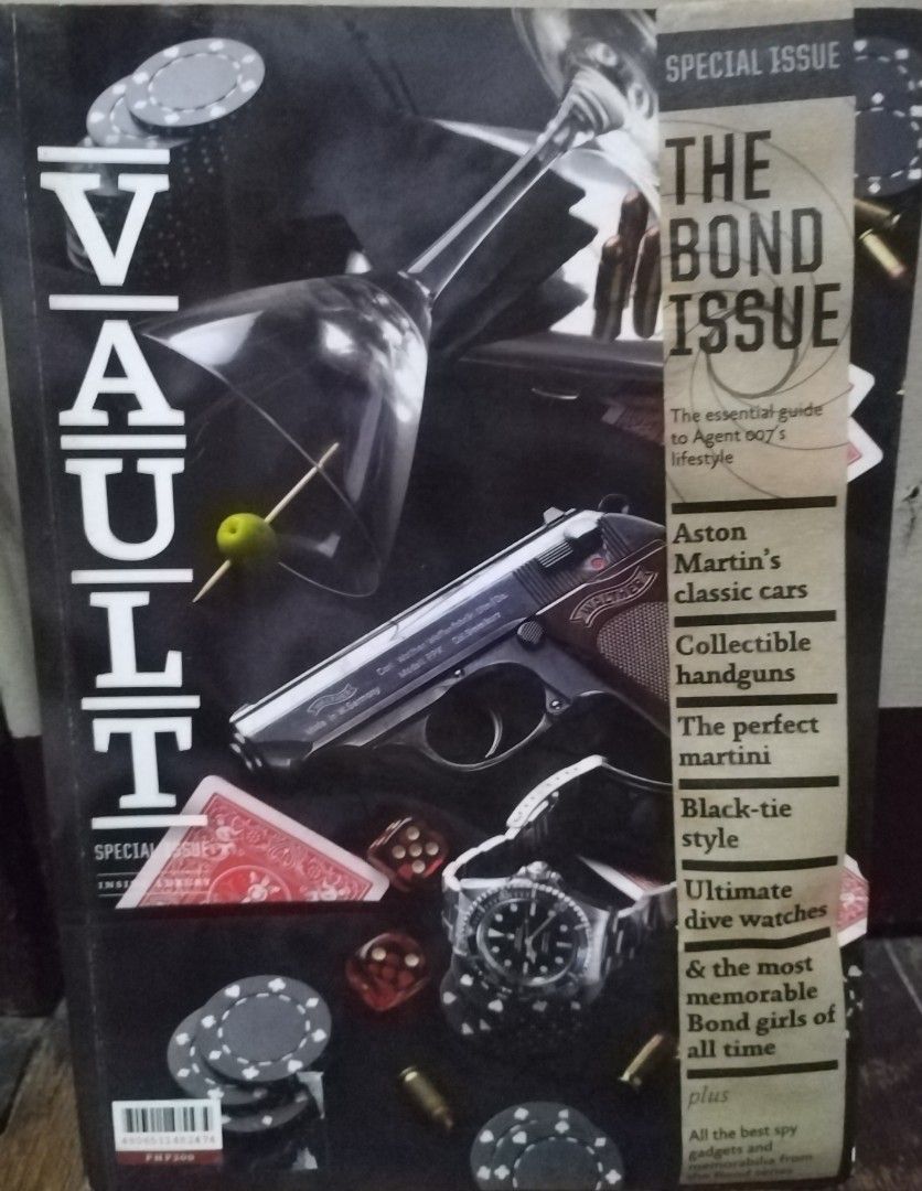 Vault " Th Bond Issue" Magazine for Sale!!! (Category: Magazines) located in Manila. Submitted by 444bar (Listing ID 1456805002, Image 1). Description: Vault Magazine "The Bond Issue" P1,000 >>> LP P650 Fixed Price! MOP: GCash only MOD: Lalamove or J & T only.