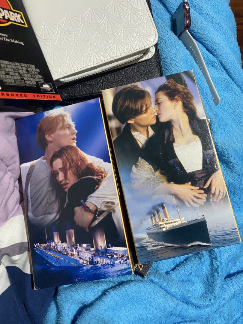 VHS Tapes Titanic, Jurassic Park, Batman & Robin (Category: CDs & DVDs) located in Manila. Submitted by vintageonlinee (Listing ID 1456934455, Image 2). Description: - 350 each - VHS Tapes Collection - All for 1000 pesos (Includes: Titanic (Cassette One & Two), Jurassic Park (Letterboxed Edition), Batman & Robin) - Great for collectors or nostalgia trips - All tapes come in their original cases - JURASSIC PARK SOLD.