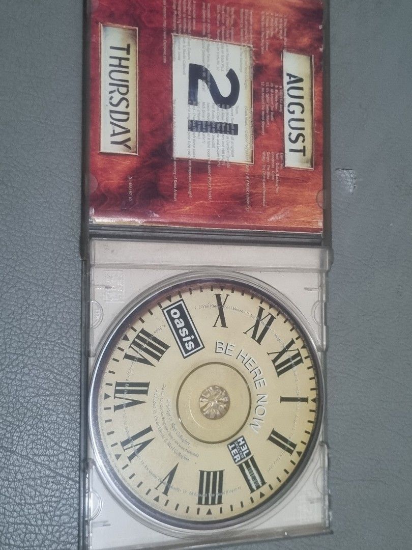 Vintage OASIS Be Here Now Cd (Category: CDs & DVDs) located in Silang. Submitted by samflores2k4t7 (Listing ID 1456816742, Image 3). Description: For sale Vintage OASIS Be Here Now Cd 1997 Sony Music Good working condition Issue scratches amd crack s case ng cd.
