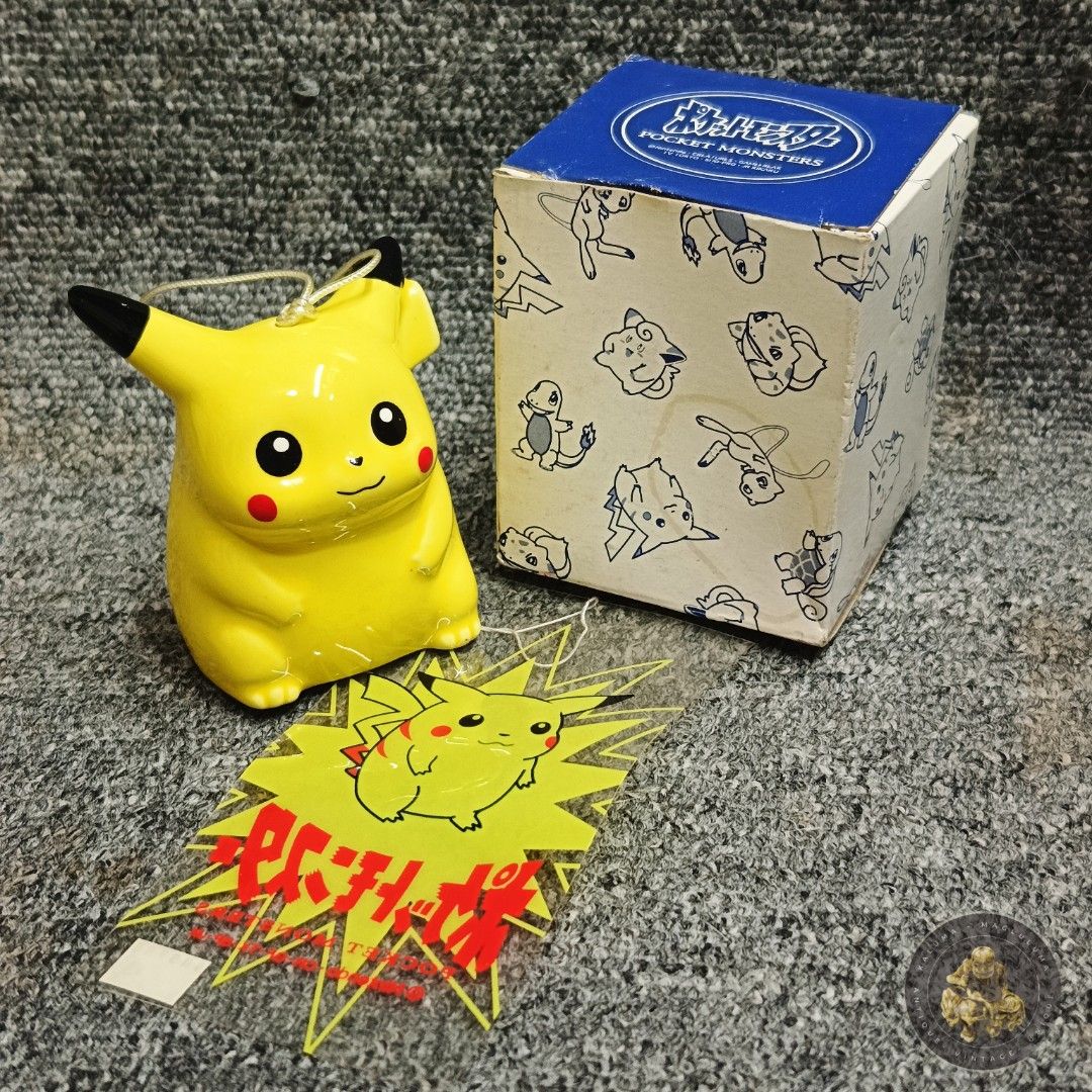 Vintage Pokémon Pikachu Wind Chime Ceramic (Category: Character Goods) located in Meycauayan. Submitted by ka_luma (Listing ID 1456888607, Image 1). Description: early model LAST PRICE POSTED FREE SHIPPING.
