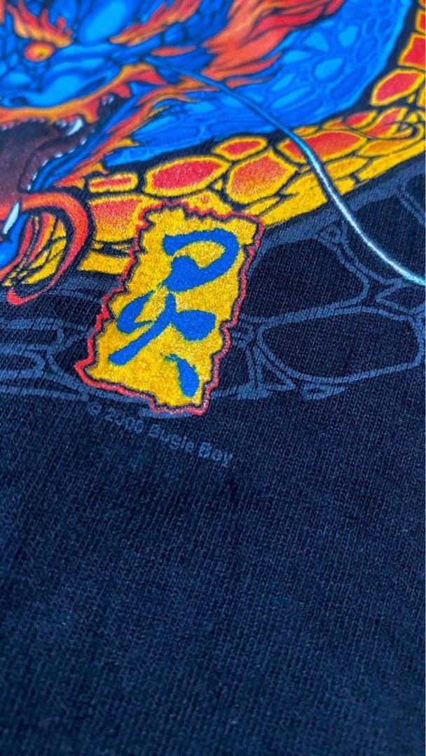 VTG 00' DRAGON TEE (Category: Tshirts & Polo Shirts ) located in Davao. Submitted by ronz31 (Listing ID 1456953816, Image 3). Description: PTPA/FS VTG 00' DRAGON TEE DATED 2000/LARGE/WITH BACKHIT W:22" L:29 DM📩.