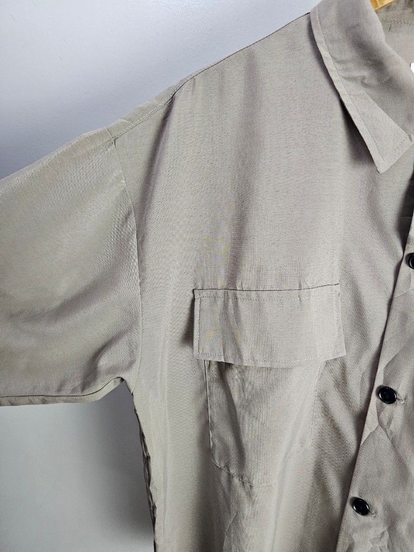 Wego Japan Open Collar Shirt (Category: Tshirts & Polo Shirts ) located in Davao. Submitted by workwear_stuff (Listing ID 1456817747, Image 3). Description: Wego Japan Open Collar Shirt Condition 9.5/10 Color Rate 9.5/10 Width 25 Length 28 M - 650.