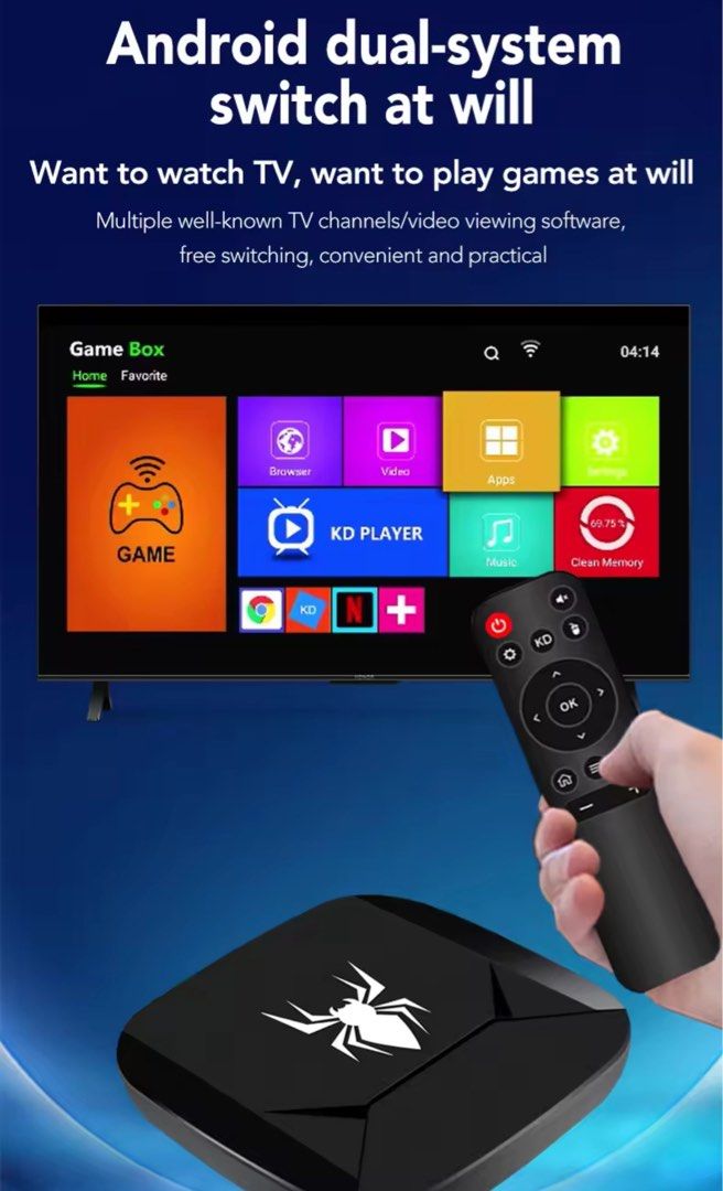 X5 4K Android TV Stick Retro Video Game Console with 2 Controllers (Category: Others) located in Manila. Submitted by starbalesukandjapansurplus (Listing ID 1456822368, Image 3). Description: AS IS HINDI NATESTING - Play over 20,000 classic games - 4K Android TV stick - Supports up to four players - Runs on the latest Android 13 system - Easily switch between TV and games - Includes: 2 controllers, remote, power adapter, and cables - Perfect for 