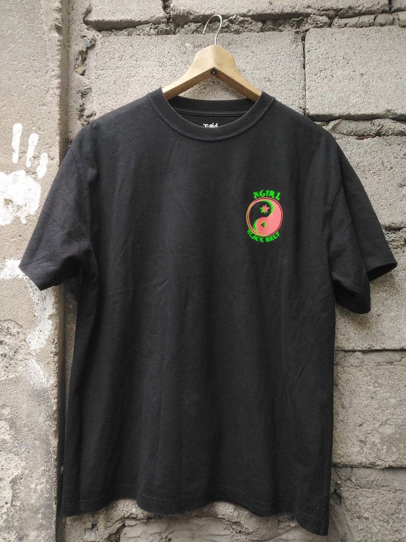 X- girl (Category: Tshirts & Polo Shirts ) located in General Santos City (Dadiangas). Submitted by evolveorrepeat (Listing ID 1456814045, Image 1). Description: X-girl black belt yin-yang dragon back graphic tshirt Size 2 Pit to pit 22.5 L" 28 In pristine condition Dm to purchase.