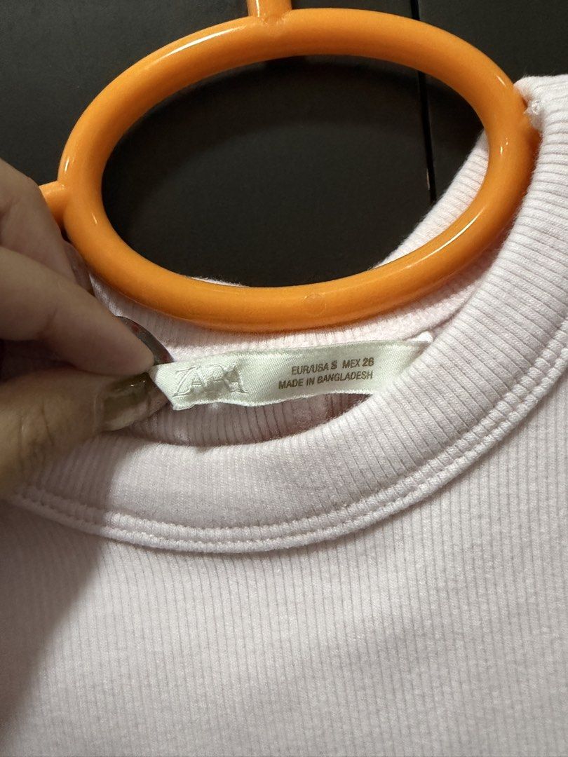 Zara Baby Pink Tank top (Category: Sleeveless) located in Las Pinas. Submitted by ml.closet (Listing ID 1456820202, Image 2). Description: Used only once.