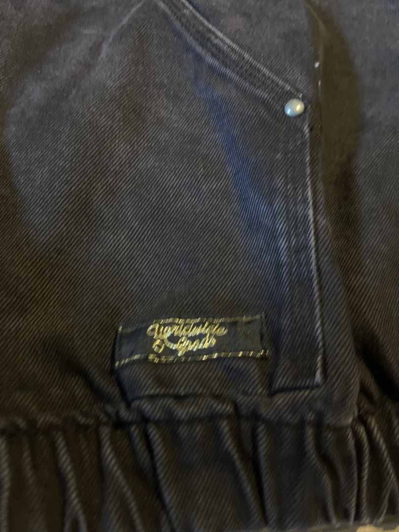 ZARA DOUBLE ZIP WORK WEAR JACKET (Category: Hoodies) located in Quezon City. Submitted by aaapanda1131221 (Listing ID 1456824075, Image 3). Description: LENGTH 24.5 INCHES WIDTH 48 INCHES.