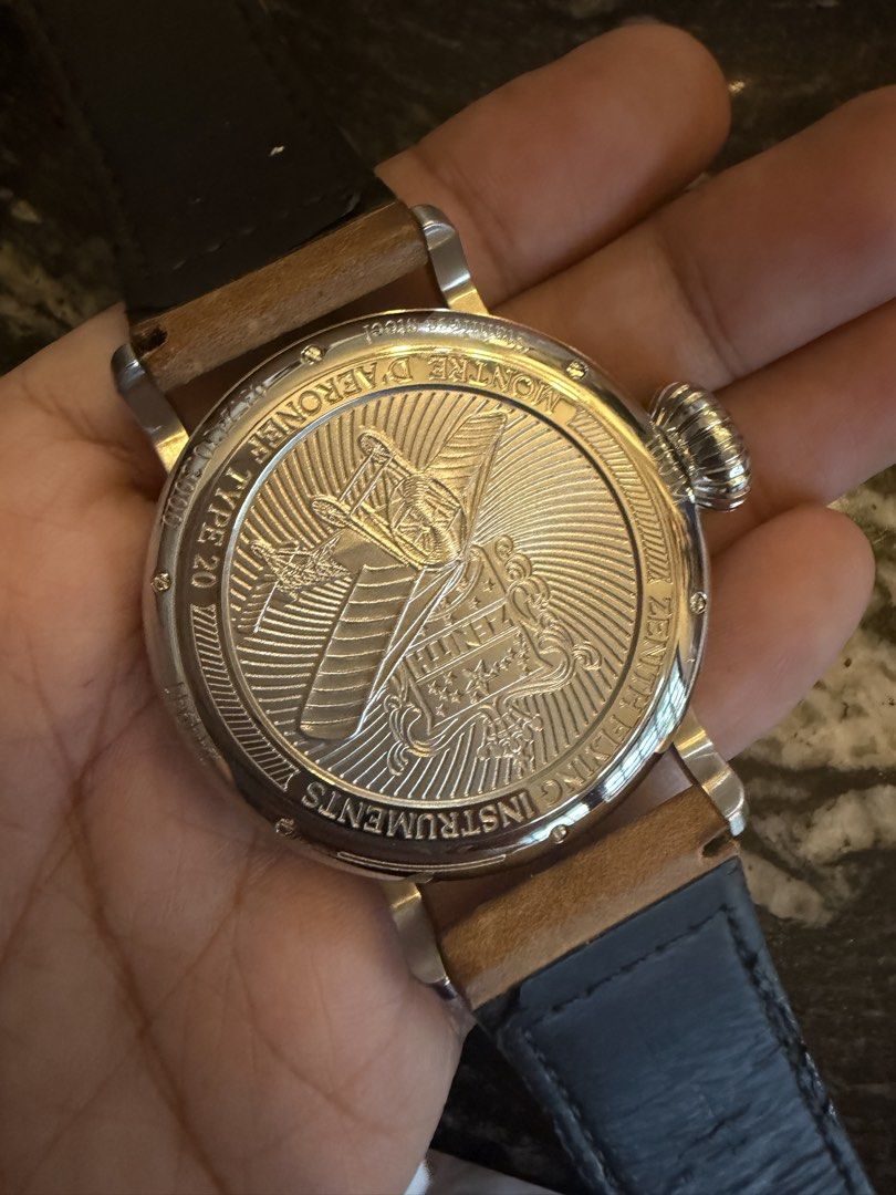 Zenith Pilot Extra Special Automatic Watch (Category: Luxury Watches) located in Paranaque City. Submitted by swisscollector (Listing ID 1456796790, Image 2). Description: FOR SALE/TRADE‼️ 2014 Authentic Zenith Pilot Type 20 Extra Special with Authentic Bracelet & Buckle 45mm Automatic Inclusions: Extra Leather Bracelet Warranty Card Generic Box Negotiable.