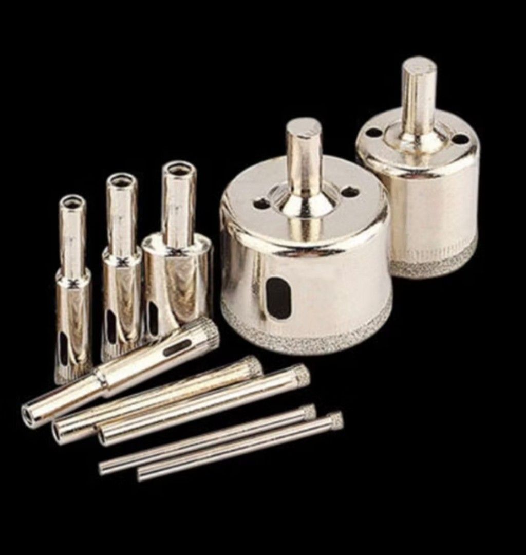 10Pcs Set Diamond HoleSaw (Category: Construction Tools & Equipment) located in Manila. Submitted by lotty_2489 (Listing ID 1456981002, Image 2). Description: Onhand Brandnew GoodQuality 3-50mm Sizes COD GcashPayment #09706504365 Charm.