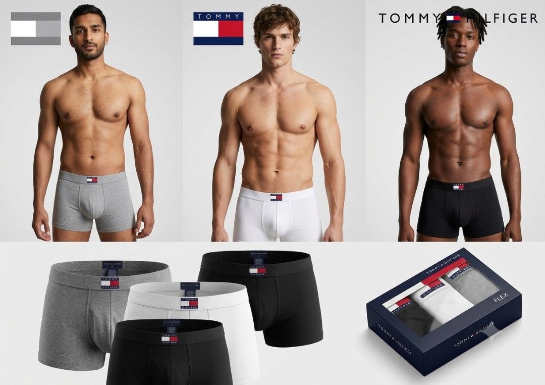 3 pcs Tommy Hilfiger boxers (Category: Underwear) located in Manila. Submitted by shine8889 (Listing ID 1457063889, Image 1). Description: large..34-36 xl...36-38 xxl...38-40 COD.